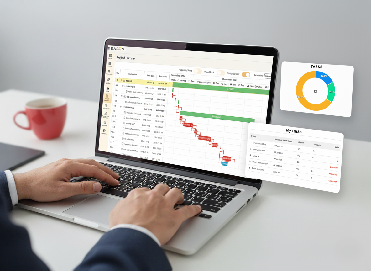 Process and project planning interface with scheduling optimization